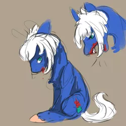 Size: 1500x1500 | Tagged: blood, carnivore, derpibooru import, oc, oc:meteor venture, safe, sitting, unofficial characters only