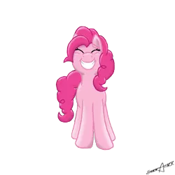 Size: 2000x2000 | Tagged: safe, artist:strachattack, derpibooru import, pinkie pie, earth pony, pony, solo