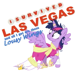 Size: 1000x941 | Tagged: safe, artist:pixelkitties, derpibooru import, twilight sparkle, twilight sparkle (alicorn), alicorn, pony, unicorn, female, las pegasus unicon, las vegas, mare, simple background, transparent background, unicon