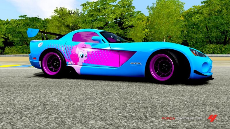 Size: 960x540 | Tagged: car, derpibooru import, forza motorsport, forza motorsport 4, itasha, pinkie pie, safe