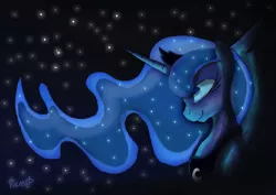 Size: 3381x2388 | Tagged: safe, artist:ressetkk, derpibooru import, princess luna, solo