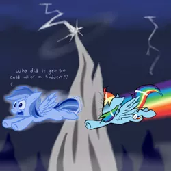 Size: 800x800 | Tagged: safe, artist:ichibangravity, derpibooru import, rainbow dash, ghost, pegasus, pony, undead, accidental suicide, crash, dead, death, female, flying, giving up the ghost, mare, rainbow crash, solo, soul, spirit, suicide