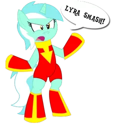Size: 576x573 | Tagged: safe, artist:sonic-chaos, derpibooru import, lyra heartstrings, pony, bipedal, crossover, marvel, she-hulk, simple background, transparent background