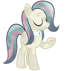 Size: 1250x1349 | Tagged: safe, artist:toughbluff, derpibooru import, bonna fide, glamour gleam, crystal pony, pony, eyes closed, female, honeycomb (g4), mare, raised hoof, simple background, solo, transparent background, vector