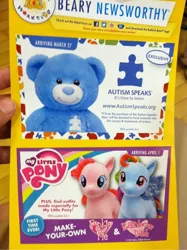 Size: 500x670 | Tagged: autism, autism speaks, build-a-bear, derpibooru, derpibooru import, exploitable meme, juxtaposition, juxtaposition win, meme, meta, plushie, safe, toy