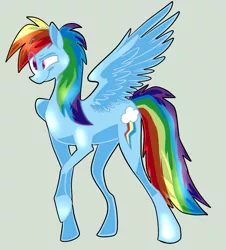 Size: 777x858 | Tagged: artist:xenon, derpibooru import, rainbow dash, safe, solo