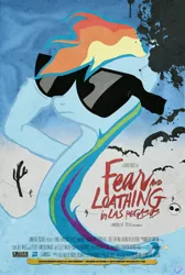 Size: 3000x4466 | Tagged: artist:utterlyludicrous, derpibooru import, fear and loathing in las vegas, movie poster, parody, rainbow dash, safe
