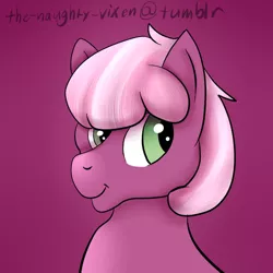 Size: 500x500 | Tagged: safe, artist:lil-dark-vixen, derpibooru import, cheerilee, earth pony, pony, 30 minute art challenge, bust, jubilance, male, rule 63, stallion