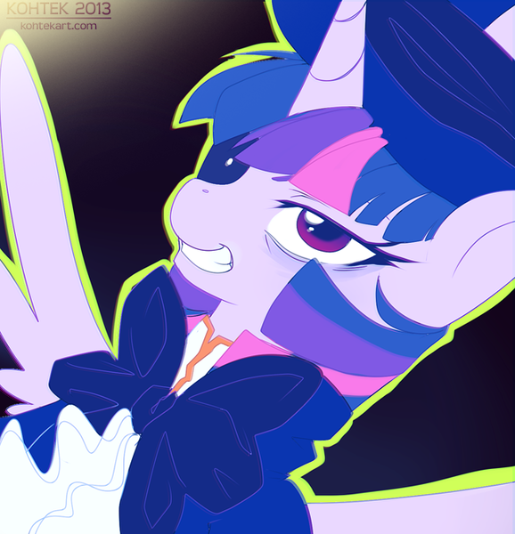 Size: 648x673 | Tagged: safe, artist:si1vr, derpibooru import, twilight sparkle, twilight sparkle (alicorn), alicorn, pony, alice in wonderland, female, mad hatter, mare, parody, solo