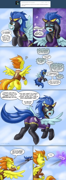 Size: 1184x3224 | Tagged: artist:pluckyninja, ask spitfire, butt, comic, derpibooru import, nightshade, plot, safe, sexy, shadowbolts, spitfire, stupid sexy spitfire, tumblr, tumblr:sexy spitfire, wonderbolts