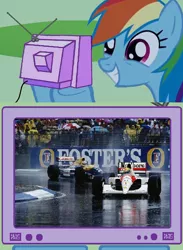 Size: 562x769 | Tagged: ayrton senna, brazil, derpibooru import, exploitable meme, formula 1, meme, obligatory pony, rainbow dash, safe, tv meme