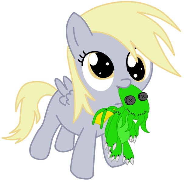 Size: 1738x1724 | Tagged: safe, artist:bloodey3, derpibooru import, derpy hooves, pegasus, pony, cthulhu, female, mare