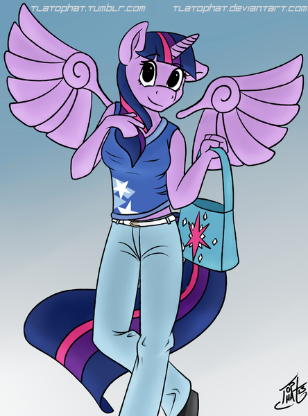 Size: 757x1024 | Tagged: alicorn, anthro, artist:tlatophat, derpibooru import, safe, twilight sparkle, twilight sparkle (alicorn)