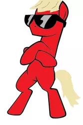 Size: 640x957 | Tagged: safe, artist:2olluxlover, derpibooru import, ponified, pony, dave strider, homestuck, sunglasses