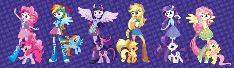 Size: 2048x593 | Tagged: safe, derpibooru import, edit, applejack, fluttershy, pinkie pie, rainbow dash, rarity, twilight sparkle, equestria girls, line-up, mane six, meme, special eyes