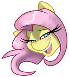 Size: 281x317 | Tagged: artist:bluntwhiskey, artist:zutheskunk traces, derpibooru import, fluttershy, meme, safe, simple background, solo, svg, .svg available, transparent background, trollface, vector, vector trace