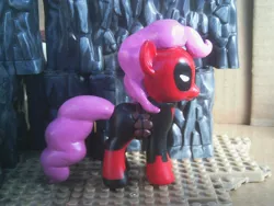 Size: 4608x3456 | Tagged: artist:bravefish90, custom, deadpool, derpibooru import, irl, photo, pinkie pie, pinkiepool, safe, toy