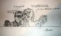 Size: 1000x600 | Tagged: safe, artist:doublebackstitcharts, derpibooru import, vinyl scratch, ponified, pony, skrillex