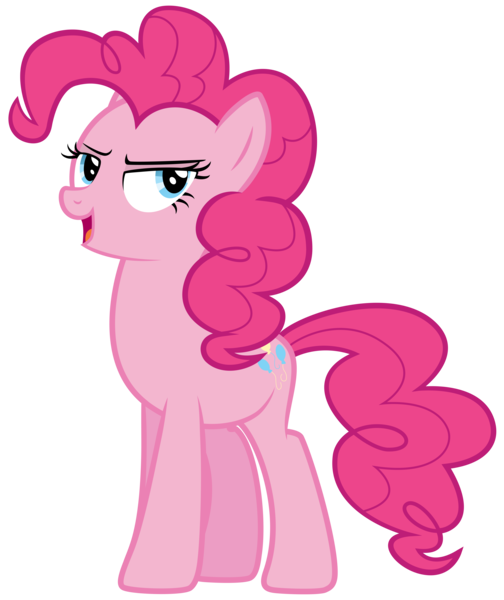 Size: 7200x8567 | Tagged: safe, artist:discorded, derpibooru import, part of a set, pinkie pie, games ponies play, absurd resolution, bedroom eyes, crystal empire cheer meme, simple background, solo, transparent background, vector