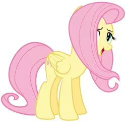 Size: 8938x8613 | Tagged: safe, artist:discorded, derpibooru import, part of a set, fluttershy, games ponies play, absurd resolution, bedroom eyes, crystal empire cheer meme, simple background, solo, transparent background, vector