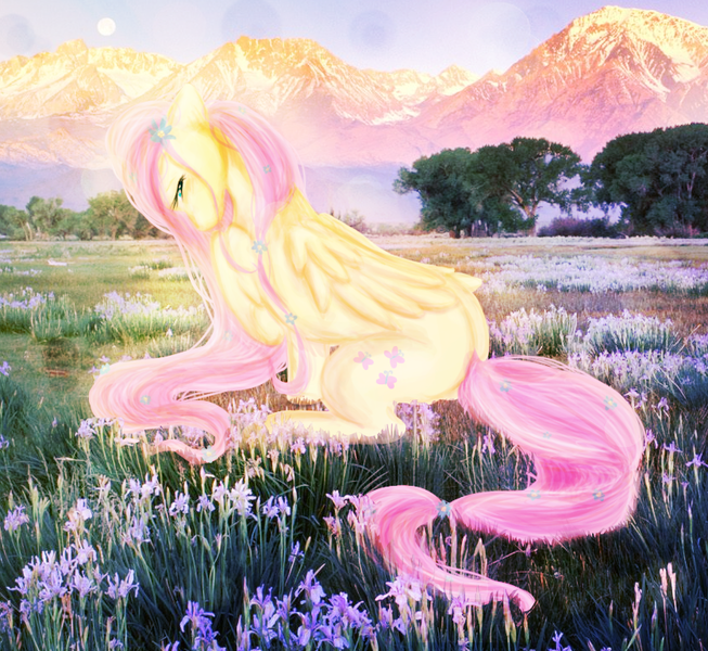 Size: 837x769 | Tagged: artist:eliasilen, derpibooru import, fluttershy, safe