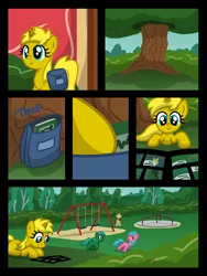 Size: 3456x4608 | Tagged: safe, artist:template93, derpibooru import, oc, oc:ticket, unofficial characters only, alicorn, pony, alicorn oc, comic, horn, ticket to adventure, wings