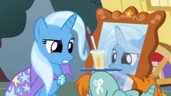 Size: 1920x1080 | Tagged: boast busters, derpibooru import, hay smoothie, out of context, safe, screencap, snips, trixie