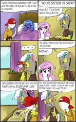 Size: 2017x3225 | Tagged: artist:ciriliko, comic, creeper, crossover, derpibooru import, discord, female, filly, princess celestia, princess luna, safe, slenderman