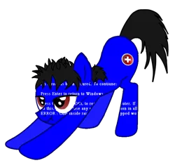 Size: 680x631 | Tagged: artist:alex mercer, blue screen of death, derpibooru import, exploitable meme, iwtcird, know your meme, meme, oc, stretching, suggestive, unofficial characters only