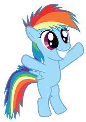 Size: 3158x4491 | Tagged: artist:bigccv, derpibooru import, female, filly, rainbow dash, safe, simple background, transparent background, vector