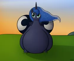 Size: 2300x1900 | Tagged: artist:jesseorange, belly, butt, derpibooru import, fat, huge butt, impossibly large butt, large butt, morbidly obese, obese, princess luna, princess moonpig, safe