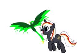 Size: 1024x704 | Tagged: safe, artist:ulyssesgrant, derpibooru import, oc, oc:pyrelight, oc:velvet remedy, unofficial characters only, balefire phoenix, phoenix, pony, unicorn, fallout equestria, fanfic, cute, fanfic art, female, horn, mare, open mouth, simple background, solo, transparent background