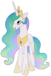 Size: 5380x8000 | Tagged: safe, artist:iphstich, artist:twinkleturtle, derpibooru import, princess celestia, pony, absurd resolution, female, lullaby, mare, sad, simple background, singing, solo, transparent background, vector