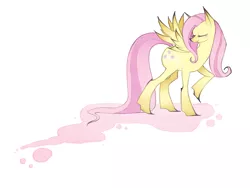 Size: 1600x1200 | Tagged: artist:dalishtook, derpibooru import, fluttershy, safe, simple background, solo