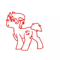 Size: 512x512 | Tagged: safe, artist:voltrathelively, derpibooru import, ponified, pony, butt, homestuck, kankri vantas, plot