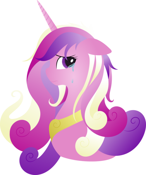 Size: 3160x3798 | Tagged: artist:murphylaw4me, artist:rainbowrage12, crying, derpibooru import, princess cadance, safe, simple background, solo, transparent background, vector