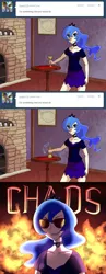 Size: 1280x3303 | Tagged: artist:7nights, ask, ask human luna, chaos, comic, derpibooru import, human, humanized, princess luna, safe