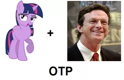 Size: 507x326 | Tagged: bedroom eyes, crossover, crossover shipping, derpibooru import, exploitable meme, female, male, meme, michael crichton, otp, safe, shipping, straight, text, twilight sparkle