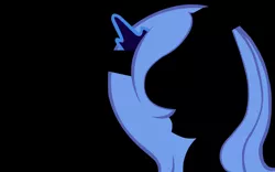 Size: 2560x1600 | Tagged: artist:vanefox, derpibooru import, minimalist, modern art, princess luna, safe, silhouette, simple background, solo, wallpaper