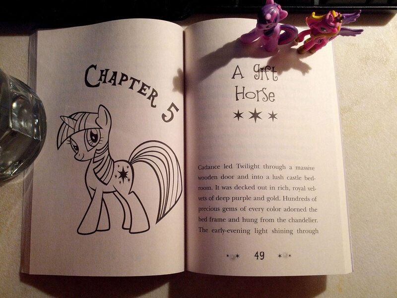 Size: 1200x900 | Tagged: blind bag, derpibooru import, irl, my little pony chapter books, photo, princess cadance, safe, spoiler:book, text, toy, twilight sparkle, twilight sparkle and the crystal heart spell