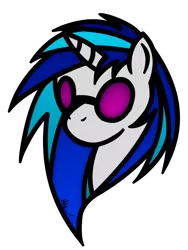 Size: 2400x3200 | Tagged: artist:halfirepony, derpibooru import, minimalist, modern art, safe, vinyl scratch