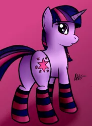 Size: 1600x2191 | Tagged: artist:halfirepony, butt, clothes, derpibooru import, flank, plot, safe, socks, solo, striped socks, twilight sparkle