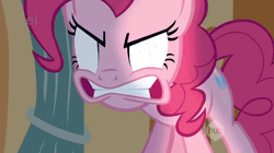 Size: 594x332 | Tagged: angry, animated, artist:missitofu, derpibooru import, pinkie pie, safe, youngblood's disease
