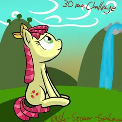 Size: 1000x1000 | Tagged: 30 minute art challenge, artist:stoner-spike, candy twirl, derpibooru import, safe