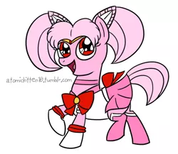 Size: 824x714 | Tagged: safe, artist:atomickitten10, derpibooru import, ponified, pony, 30 minute art challenge, chibi-usa, sailor chibi moon, sailor moon