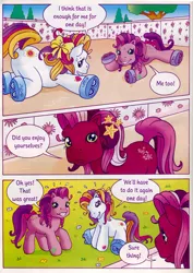 Size: 606x855 | Tagged: butt, cherry blossom (g3), comic, derpibooru import, g3, ohmygosh, out of context, plot, roller skates, safe, skywishes, sunny daze (g3)