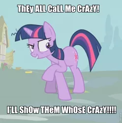 Size: 607x613 | Tagged: caption, cropped, derpibooru import, edit, edited screencap, image macro, insanity, safe, screencap, swarm of the century, text, twilight sparkle