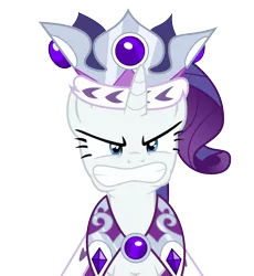 Size: 7778x8444 | Tagged: safe, artist:guillex3, derpibooru import, princess platinum, rarity, pony, unicorn, absurd resolution, angry, gritted teeth, looking at you, simple background, solo, transparent background, vector