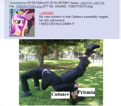 Size: 540x473 | Tagged: 4chan, derpibooru import, german suplex, /mlp/, my little pony chapter books, princess cadance, prismia, safe, suplex, twilight sparkle and the crystal heart spell