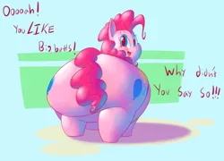 Size: 1280x920 | Tagged: artist:secretgoombaman12345, balloonbutt, butt, derpibooru import, fat, impossibly large hips, impossibly wide hips, obese, piggy pie, pinkie pie, plot, pudgy pie, solo, suggestive, the ass was fat, what is going on with these hips, wide hips